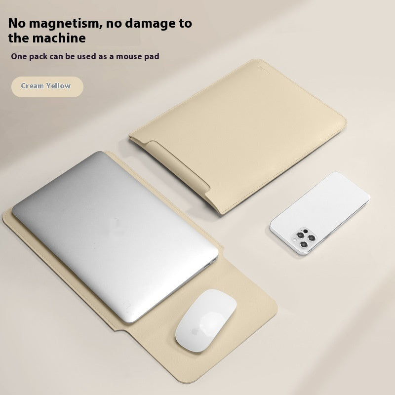 Housse d’ordinateur dépliable — fait aussi tapis de souris — coloris