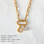 Collier lettre à personnaliser — initiale A à Z, acier inoxy — coloris