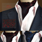 Écharpe homme jacquard à pois — tissage habillé