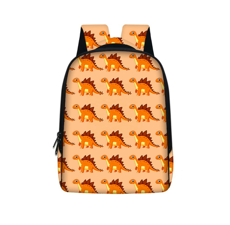 Sac à dos enfant à motif dinosaure — grande contenance — coloris