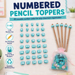 Embouts de crayon numérotés de 1 à 40 — lot réutilisable