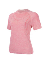 T-shirt de sport sans coutures — maille respirante chinée