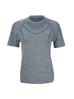 T-shirt de sport sans coutures — maille respirante chinée — coloris