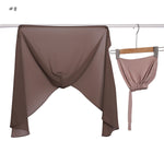 Ensemble capuche et foulard assortis — fermeture magnétique, — coloris