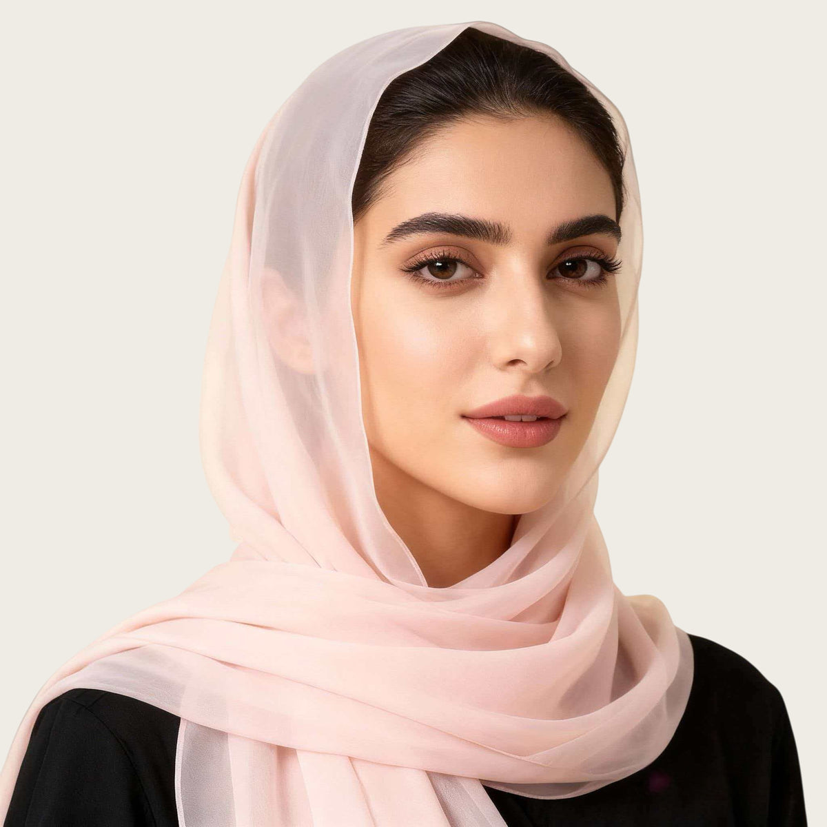 Écharpe en velours de mousseline 70 × 180 cm — 16 coloris un — coloris