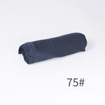 Écharpe unie en mélange coton-lin — respirante, 28 coloris — coloris