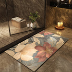 Tapis de bain à séchage rapide — motifs contemporains — coloris
