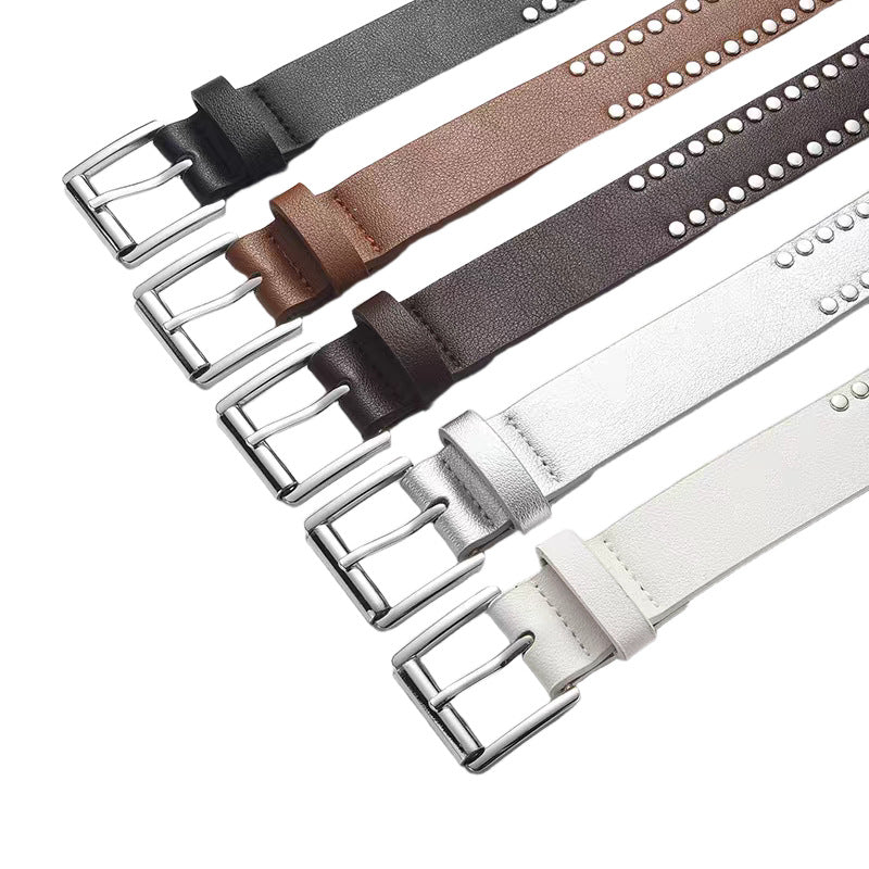 Ceinture en jean à boucle classique — coupe polyvalente
