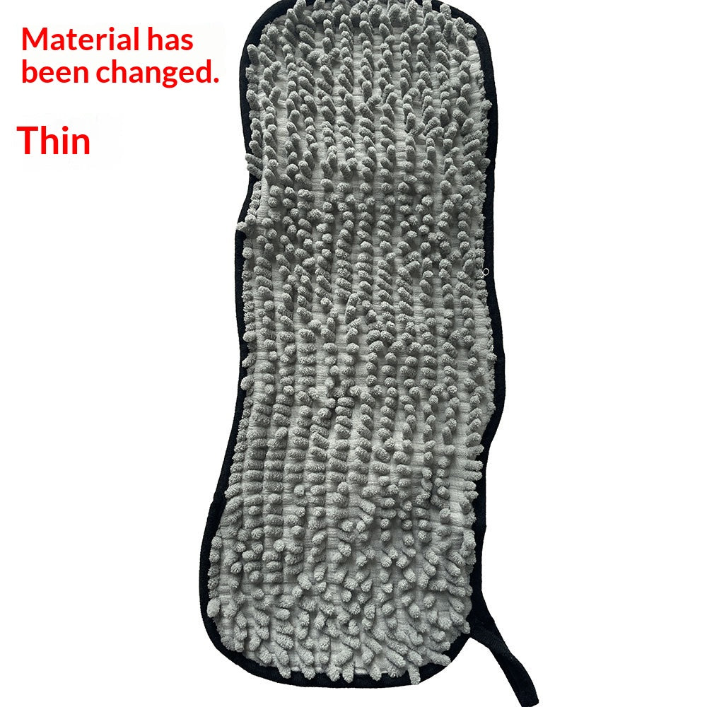 Serviette chenille pour chien et chat — deux poches pour les — coloris