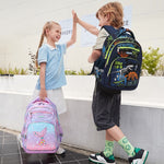 Cartable enfant léger — dos matelassé, format école