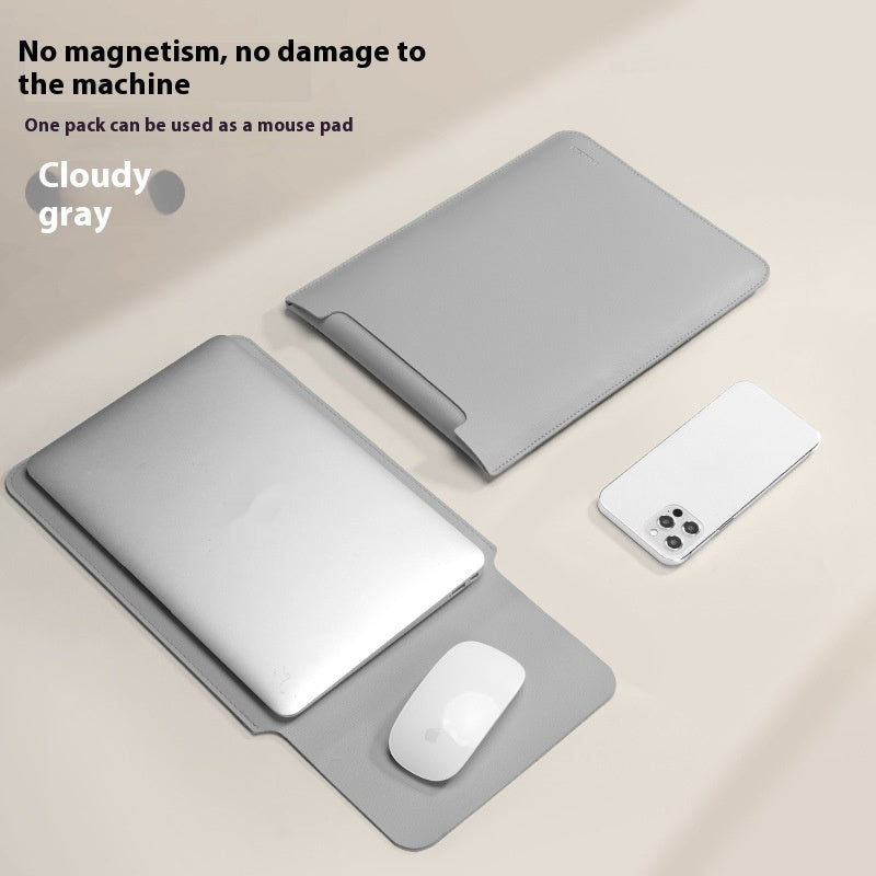 Housse d’ordinateur dépliable — fait aussi tapis de souris — coloris