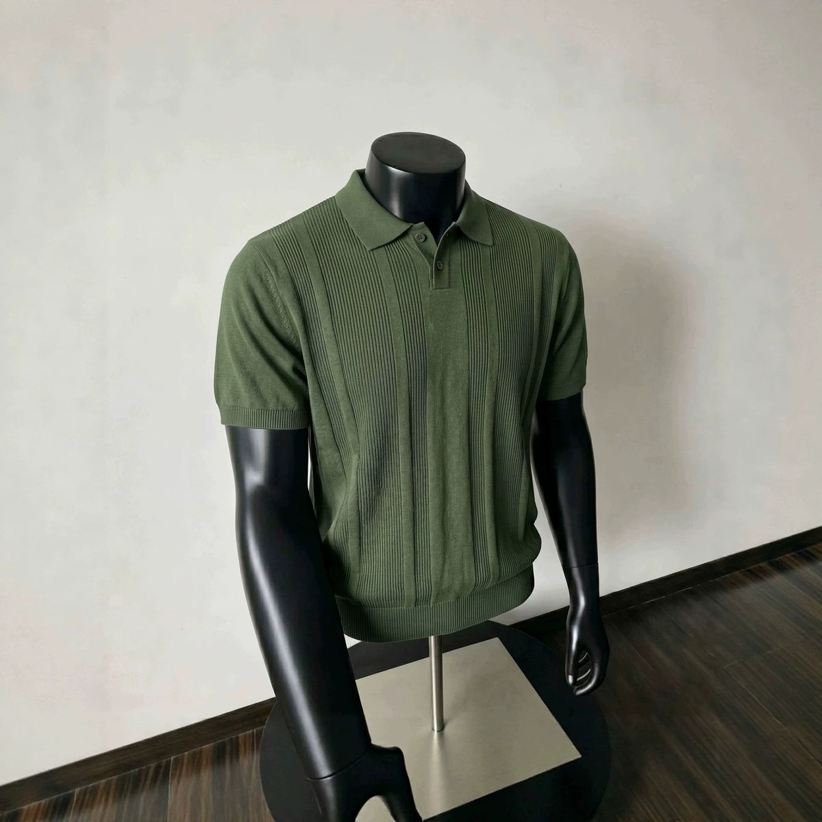 Polo homme en maille fine — ligne italienne
