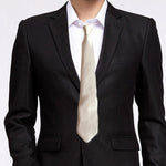 Cravate homme 8 cm — nouage main, coloris unis — coloris