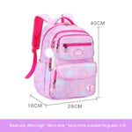 Sac à dos écolier dégradé pastel — petit ou grand format