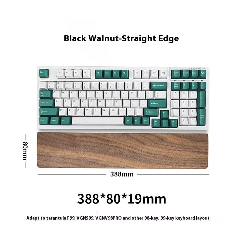 Repose-poignet en bois pour clavier et souris