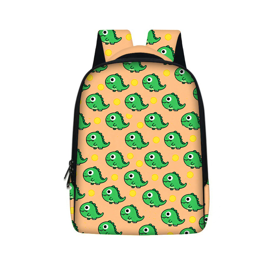 Sac à dos enfant à motif dinosaure — grande contenance — coloris