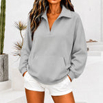 Sweat épaules tombantes — coupe ample, automne-hiver