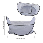 Tente de toilettage pliable, ramasse les poils — coloris