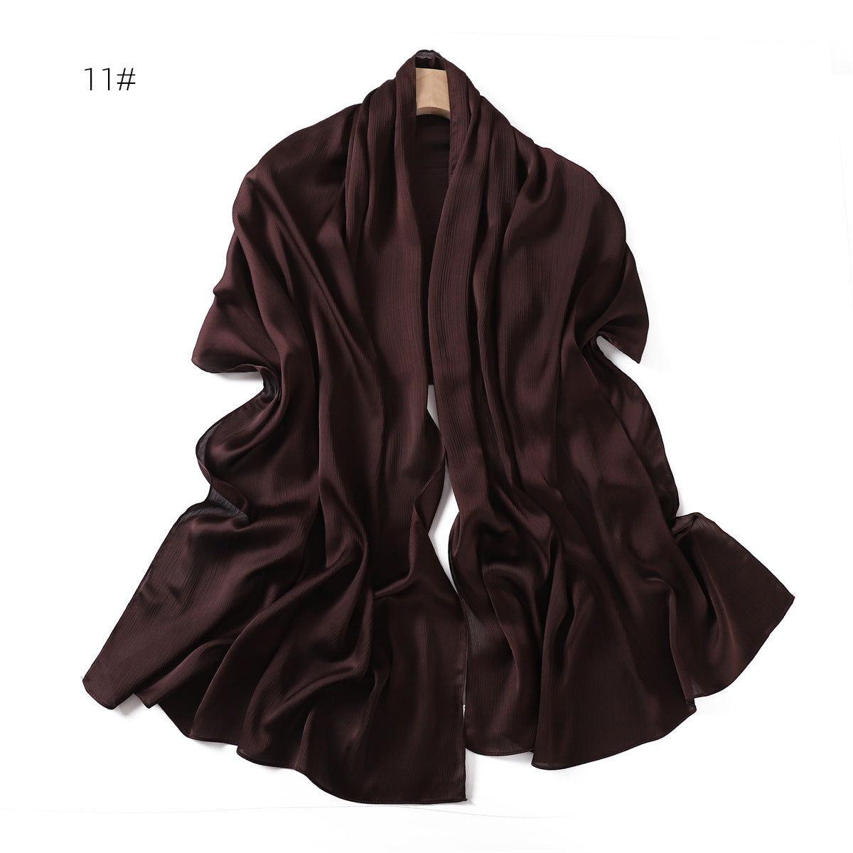 Châle d'été uni — tissage respirant, 15 coloris — coloris