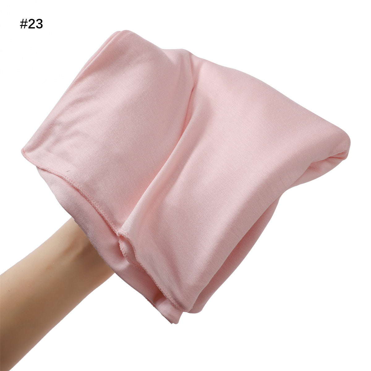 Turban en coton mercerisé grande taille — 33 coloris unis — coloris