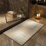 Tapis de bain à séchage rapide — motifs contemporains — coloris