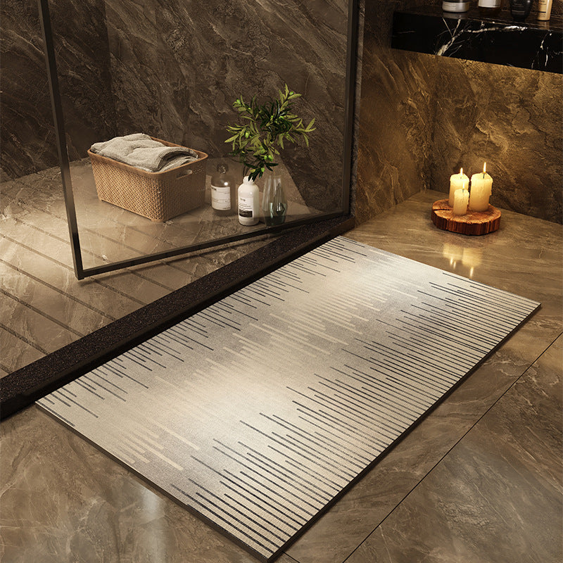 Tapis de bain à séchage rapide — motifs contemporains — coloris