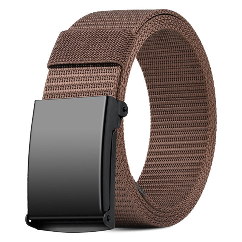 Ceinture mixte en sangle nylon, boucle à cliquet — coloris