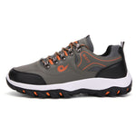 Chaussures de marche homme à lacets — semelle crantée, tige  — coloris