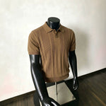 Polo homme en maille fine — ligne italienne