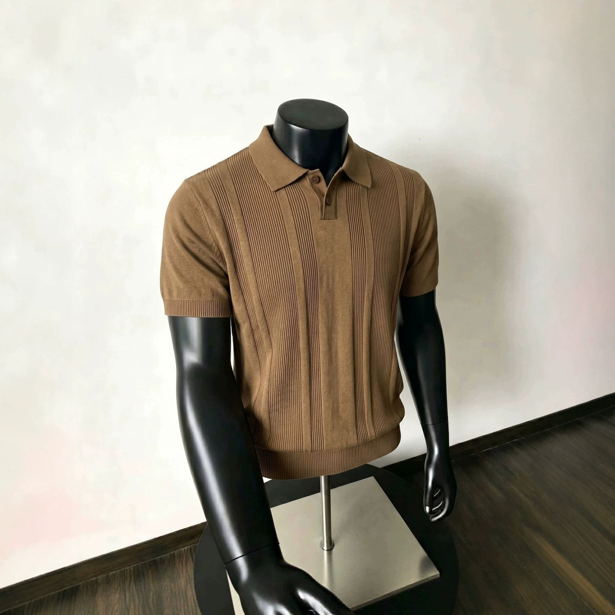 Polo homme en maille fine — ligne italienne