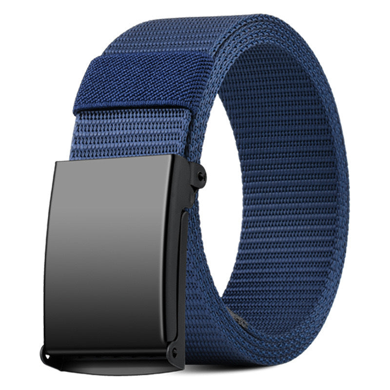 Ceinture mixte en sangle nylon, boucle à cliquet — coloris