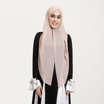 Ensemble capuche et foulard assortis — fermeture magnétique, 23 coloris