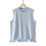 Débardeur homme uni, coupe ample — coton d’été — coloris