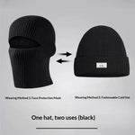 Bonnet homme en maille — noir, gris ou bleu marine