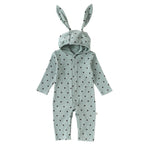 Combinaison à capuche oreilles de lapin — bébé