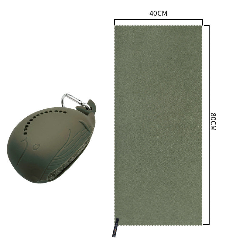 Serviette microfibre à séchage rapide — 40 × 40 ou 40 × 80 c — coloris
