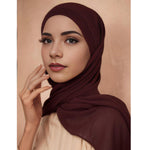 Foulard en mousseline à effet bulles — 8 coloris unis