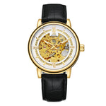 Montre mécanique à remontage manuel, cadran squelette — coloris