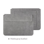Housse d’ordinateur aspect cuir — se déplie en support — coloris