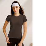 T-shirt de sport ajusté à manches raglan — maille fine
