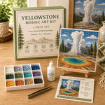 Kit de mosaïque autocollante — loisir créatif enfant et adul — coloris