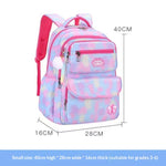 Sac à dos écolier dégradé pastel — petit ou grand format