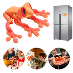 Grenouille articulée aimantée — décoration de réfrigérateur