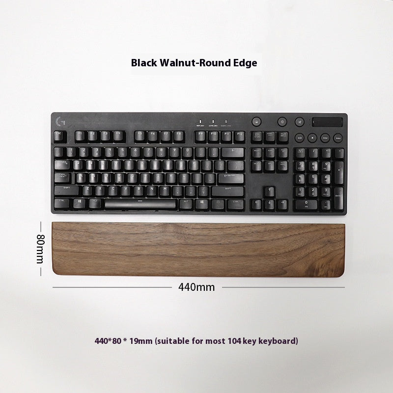 Repose-poignet en bois pour clavier et souris — coloris