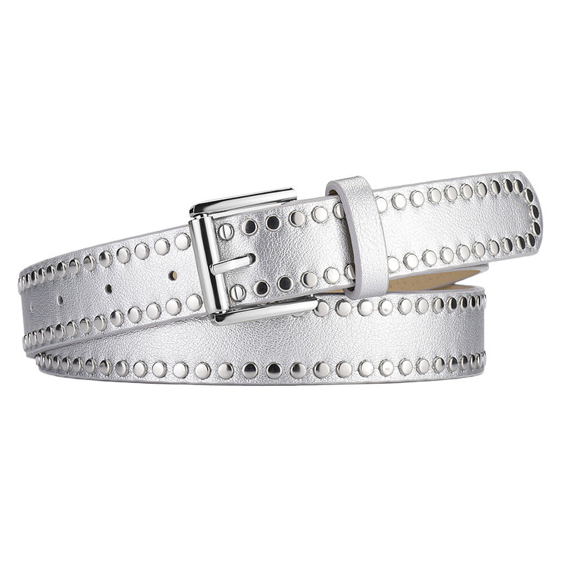 Ceinture en jean à boucle classique — coupe polyvalente