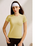 T-shirt de sport ajusté à manches raglan — maille fine — coloris