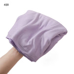 Turban en coton mercerisé grande taille — 33 coloris unis — coloris