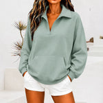 Sweat épaules tombantes — coupe ample, automne-hiver