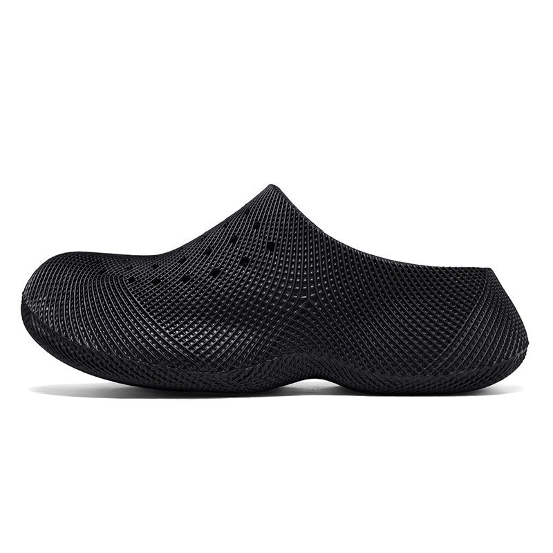 Chaussons homme à texture en relief — bout fermé
