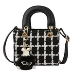 Sac en laine bouillie — noir ou blanc, toucher feutre